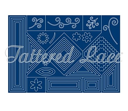Tattered Lace Shaped Cards Diamond Shutter Card Cutting Dies Set ETL73