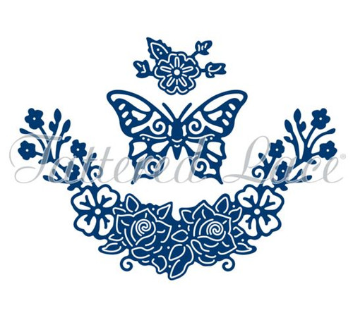 Tattered Lace Butterfly Garden D1137 Cutting Die Set 3-Dies