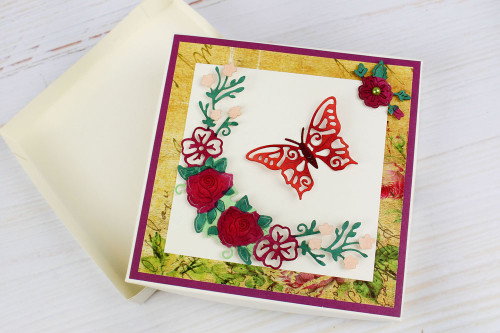 Tattered Lace Butterfly Garden D1137 Cutting Die Set 3-Dies