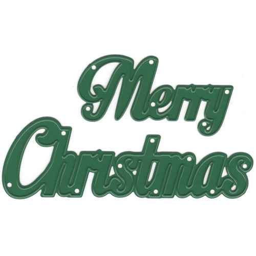 Joy Crafts 2-Piece Merry Christmas Cutting Die 6002/2027
