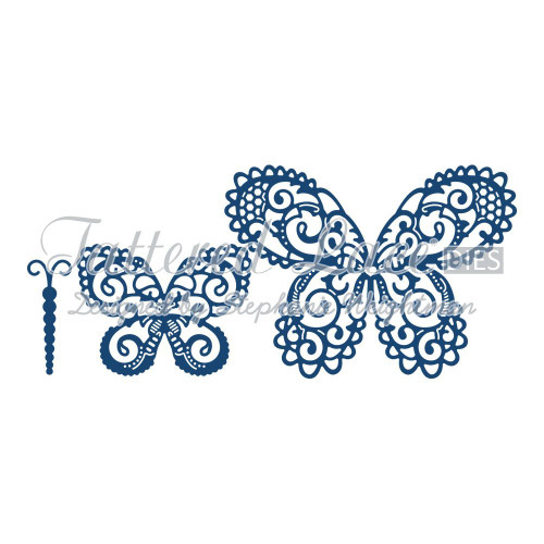 Tattered Lace Dies by Stephanie Weightman  Build a Butterfly Magnificent D654