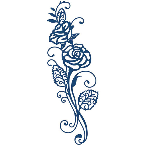 Tattered Lace Dies ~ Majestic Rose, TTLD643 ~ 2 9/16' x 7 1/16' ~