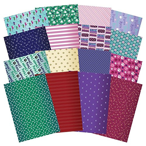 Hunkydory Crafts Pampered Paws Double-Sided Background Papers