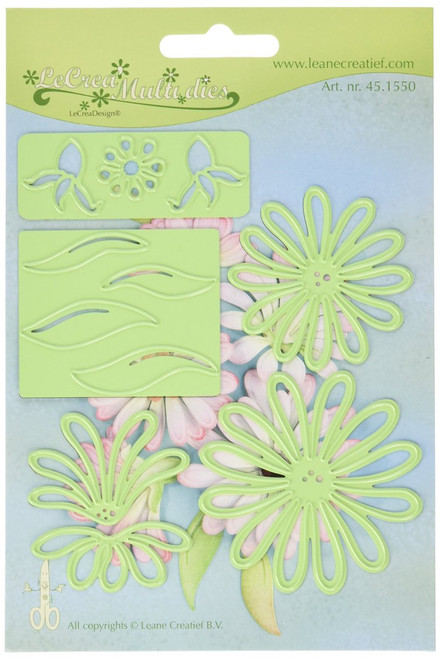 Lea'bilitie Multi Die Flower 9 Chrysant Cut & Embossing Die