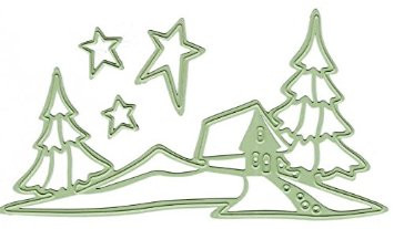 Lea'bilities Scenery with House Metal Cutting Dies 458305