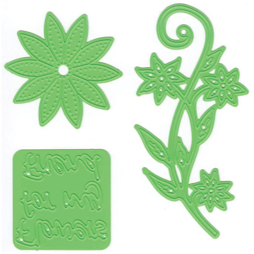 Joy! Crafts Cutting Embossing and Embroidery Die, Flowers for A Friend