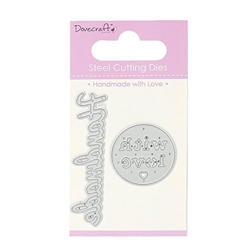Dovecraft Steel Cutting Dies - Handmade with Love - DCDIE040