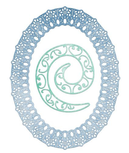 Cheery Lynn Design KIWI OVAL FRAME Cutting Die DL123
