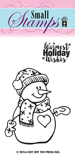 HOTP Small Snowman Rubber Stamps 1224 Unmounted