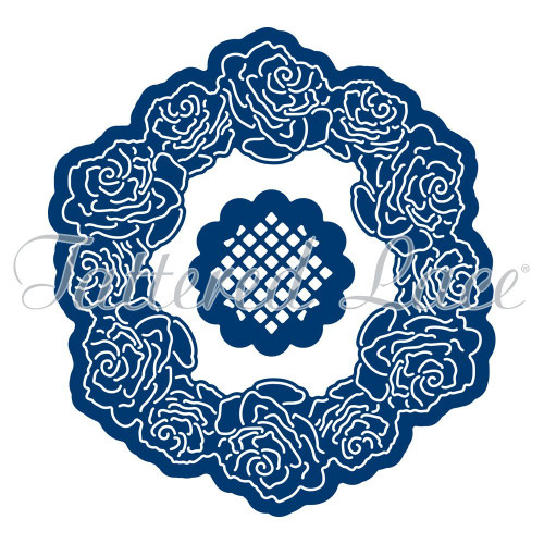 Tattered Lace Victorian Rose Label ETL261 Cutting Die