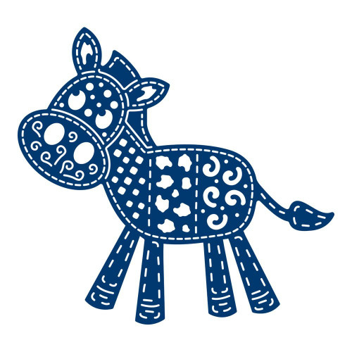 Tattered Lace Patchwork Donkey D1274 Cutting Die