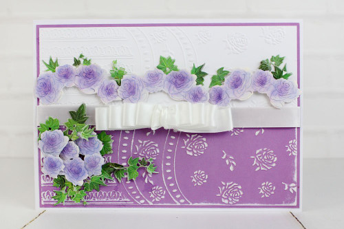 Tattered Lace Embossing Folder Victorian Rose EF159