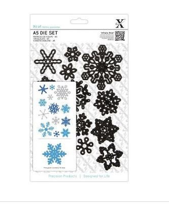 DoCraft XCut - Snowflakes - 13-Dies Metal Cutting Die Set