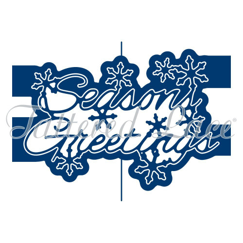Tattered Lace Ornamental Season's Greetings Cutting Die ETL267