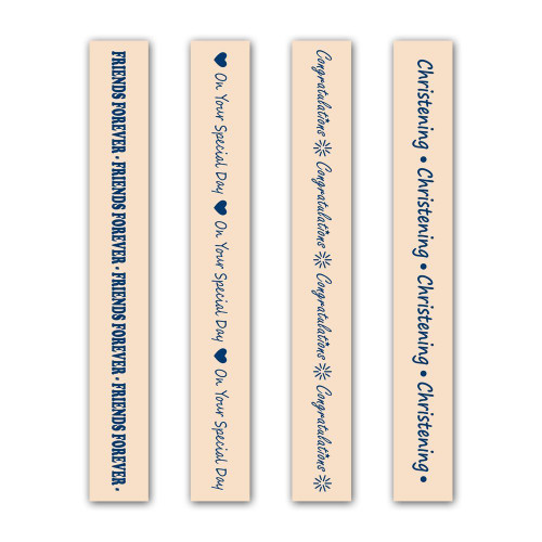 Tattered Lace The Sentiment Collection Set 6 Embossing Folder Set EF147