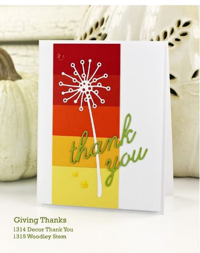 Poppystamps 100% Steel Die Decor Thank You 1314