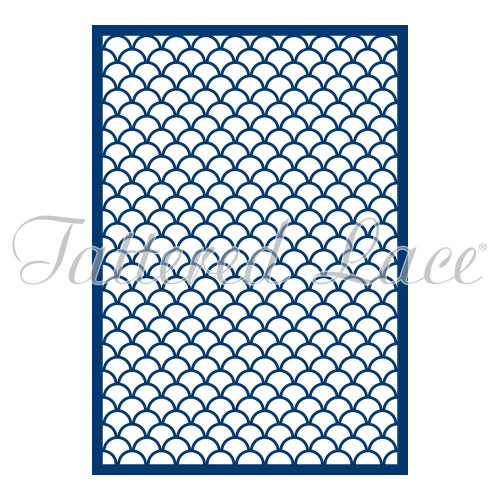 Tattered Lace Mini Clam Shell Panel Cutting Dies ETL226