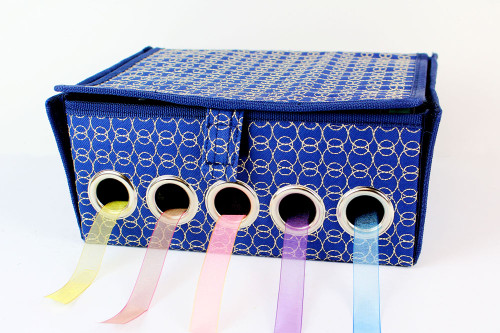 Tattered Lace Ribbon Storage Box Organizer  -- Sturdy & Stackable