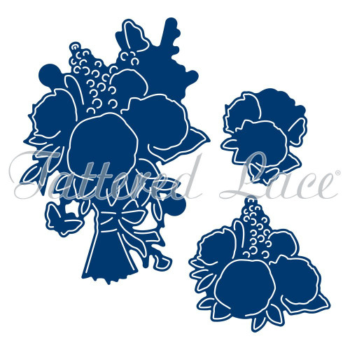 Tattered Lace Spring into Summer Bouquet Cutting Die & Stamp Set