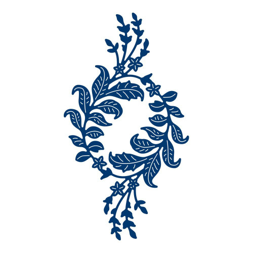 Tattered Lace Harvest Wreath Card Cutting Die D1246