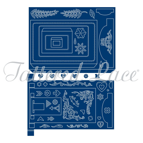 Tattered Lace Secret Slider Card Dies ETL486