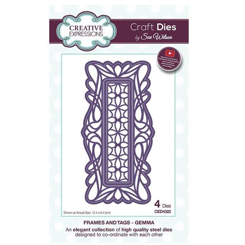 Sue Wilson Frames & Tags - Gemma Craft Die CED4322 