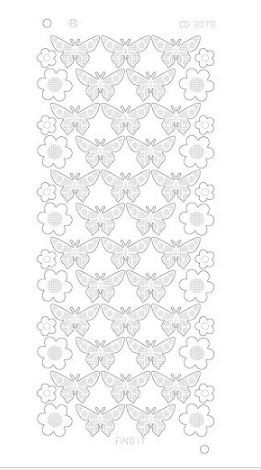 Find It Trading Flowers & Butterflies Mirror Gold CD3078G