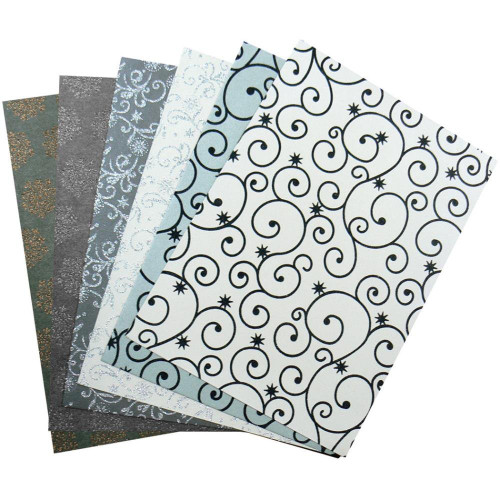 Couture Creations Specialty Paper Glittered And Pearlized Papers 6-Luxury A4 Sheets
