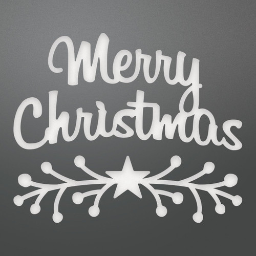 Couture Creations Be Merry Die-Merry Christmas, .9' To 3'