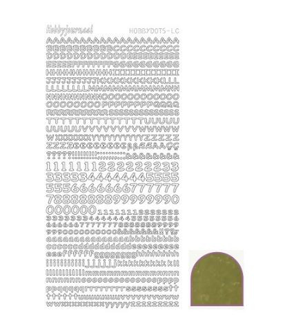 Find It Trading Hobby Dots Mini Alphabet -Mirror GOLD STDMLC7