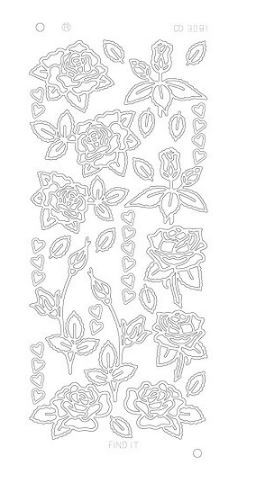 Find It Trading ROSES Mirror SILVER CD30818