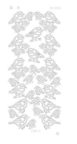 Find It Trading Birds Mirror Silver CD3090Z