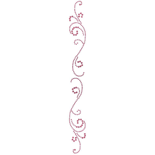 Want2Scrap Swirls, - Finesse Pearls - Wild Plum Pearls Self Adhesive Gems