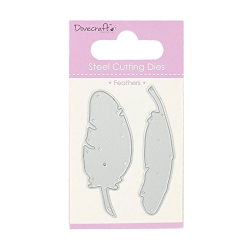 Dovecraft Value Die-Feathers, 2/Pkg
