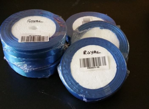 25 yd Satin Ribbon 5/8" Royal Blue 25-yards RN0004-46