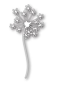 Poppystamps 100% Steel Die Dandelion Stem 1809
