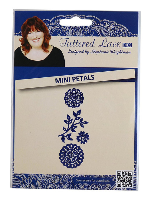 Tattered lace Tattered Lace Mini Petals, Silver