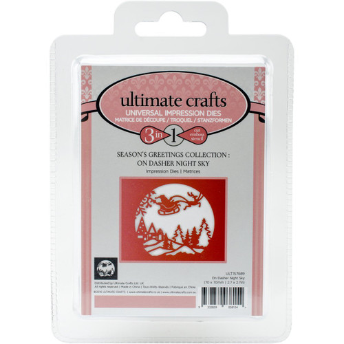 Ultimate Crafts Die-On Dasher Night Sky, 2.5'X2.7'