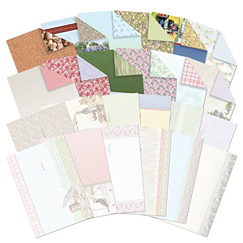 Hunkydory Shabby Chic & Rustic Charm Luxury Inserts & Background Papers for Cards