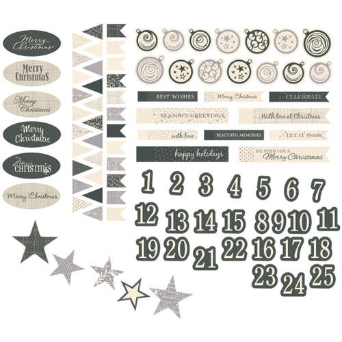 Be Merry And Classic Ephemera 93/Pkg-