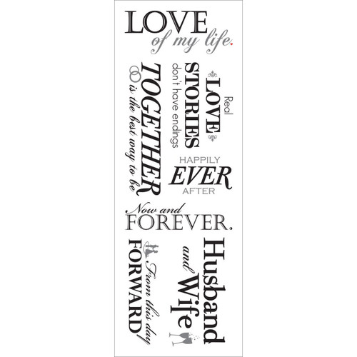 Momenta Vellum Stickers-Marriage