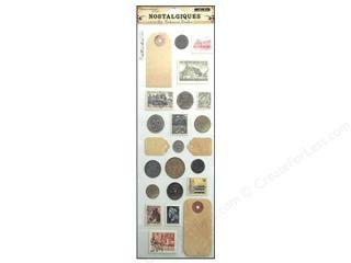 EK Success Far Away Places Rebecca Sower Nostalgiques Scrapbook Stickers (SPRSN15)