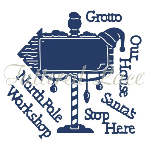 Essentials by Tattered Lace ~Festive Sign Post, TTLETL330