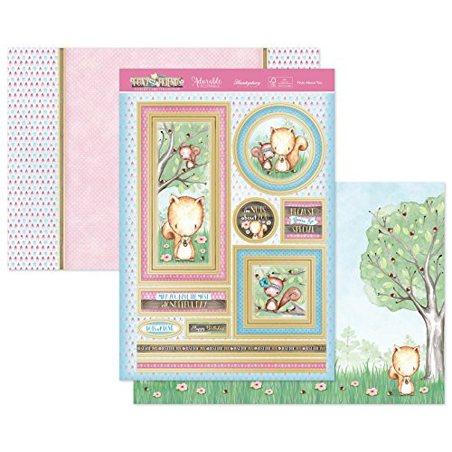 Hunkydory Foxy and Friends Nuts About you Topper Set Card Kit FOXY907