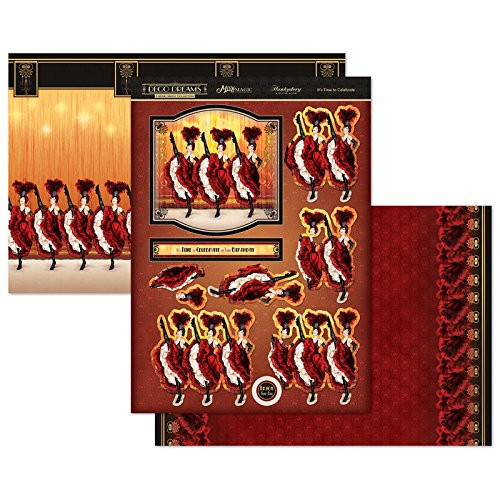 Hunkydory Deco Dreams ...It's Time to Celebrate Mirri Magic Topper Set Card Kit MDREAMS905