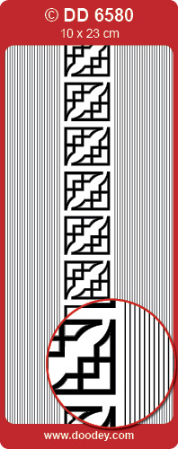 DOODEY DD6580 SIVER Staunton Frames Borders and Corners Peel Stickers One 9x4 Sheet