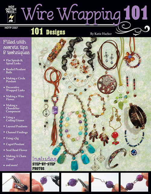 Wire Wrapping 101 Jewelry Beading Instruction Design Book - 2357