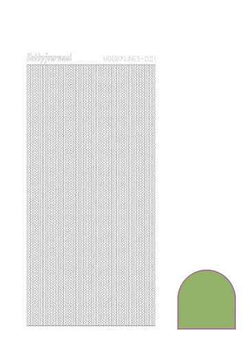 Find It Trading Hobby Lines Mini Pearl Lines -Mirror Lime HLM01C