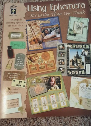 Using Ephemera Scrapbooking Stamping Cards 2331