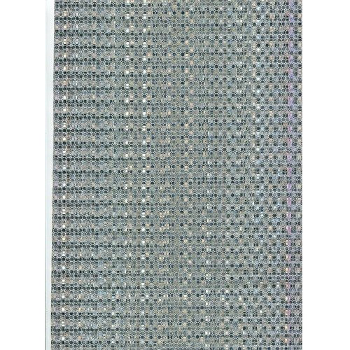 Glitterfoil Silver Design Self Adhesive - 2 Sheets - Glitzerfolie from germany